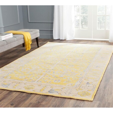Safavieh Stone Wash Square Area Rug, Yellow - 6 x 6 ft. STW213A-6SQ